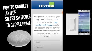 How To Connect Leviton Switch To Google Home [upl. by Connell386]