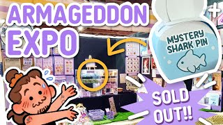 How I turned my Artist Alley Booth into a Convenience Store 🌸 Armageddon 2024  Kalesbug [upl. by Johnathon41]