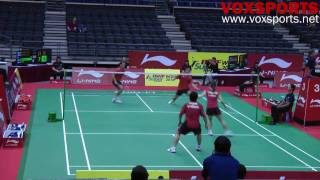 LiNing Singapore Open 2010  HayakawaTakahashi JPN VS ChenLi SIN [upl. by Aihtennek]