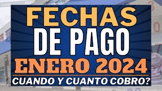 Cuando Y Cuanto COBRO en ENERO 2024 JUBILADOS y PENSIONADOS PNC PUAM Y TARJETA ALIMENTAR Anses [upl. by Ahsieken]