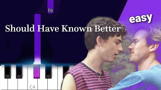 Sufjan Stevens  Should Have Known Better  EASY PIANO TUTORIAL [upl. by Wharton]