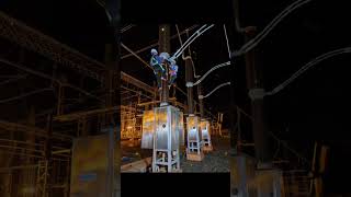 Maintenance Connection Circuit Breaker 230kV High Temperature electrical electricity workout [upl. by Hera937]