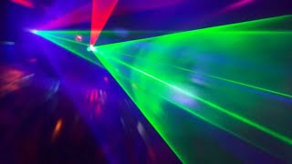 Dance Lights Effect Video Background Neon Disco Party in Room [upl. by Hermine618]