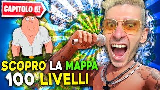 SHOPPO 100 LIVELLI DEL PASS E SCOPRIAMO LA MAPPA DEL CAPITOLO 5 DI FORTNITE [upl. by Muncey]