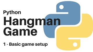 1 Python Basic Hangman program [upl. by Cnut]