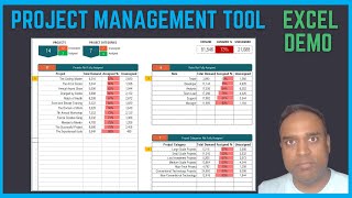 Project Management tool  Capacity Planning Template  Excel [upl. by Quincey157]