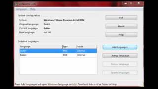 vistalizator  cambiare lingua su Windows vista 7Tutorial [upl. by Annwahsal]