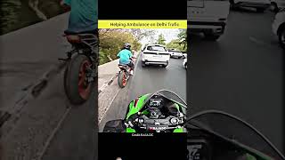 automobile motovlog tamil rider bike ambulance helping delhinews smartphone ninja [upl. by Acirrej]