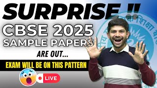 🔊CBSE Sample Paper Released 10th and 12th  Session 202425  Live Discussion With Digraj Sir [upl. by Merchant]