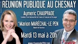 Discours de Marion MaréchalLe Pen pour les élections Européennes au Chesnay [upl. by Ilat312]