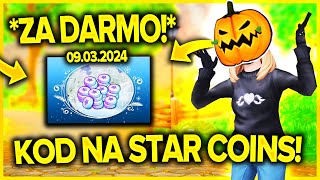 KOLEJNY NOWY KOD NA STAR COINSY I BONUS ZA DARMO 😱 KOD MARCOWY NA STAR COINS 2024 🫶💓 [upl. by Aronoel]