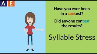 Syllable Stress Patterns for TwoSyllable Words [upl. by Rexana556]