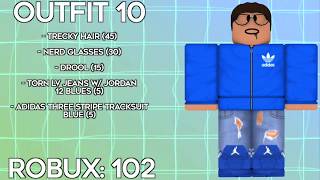 10 AWESOME ROBLOX OUTFITS [upl. by Valleau]