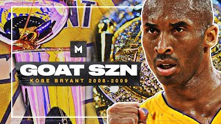 Kobe Bryants 200809 Season Was A MASTERPIECE 🏆 GOAT SZN [upl. by Botsford]