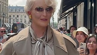 The Devil Wears Pradas Miranda Priestly Takes Over Paris [upl. by Elhsa]