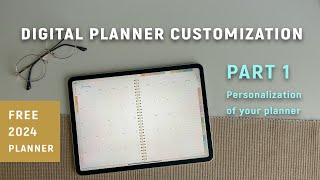 Digital Planning Customization with Goodnotes  Beginners Tutorial Part 1 [upl. by Cordle]