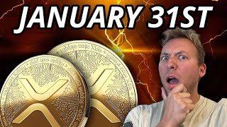 RIPPLE XRP  JANUARY 31ST WHATS TO COME [upl. by Amerak]