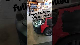 Sequential led signals automobile carcustomization shortsviral shorts [upl. by Yrrek]