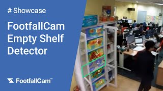 Empty Shelf Detection  FootfallCam [upl. by Divaj873]