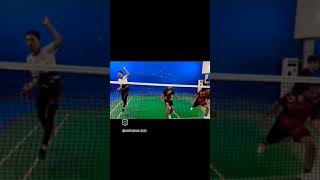 Badminton footwork speed agility badminton badmintonfootwork badmintonskills [upl. by Rufe739]