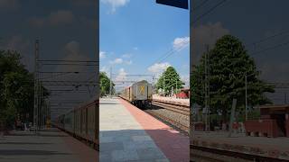 Muzaffarpur Jansadharan Express Furious Crossing shorts viral [upl. by Mcclimans]