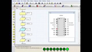 Programar PIC sin saber programar usando diagramas Flowcode secuencia led 2 [upl. by Bethena809]