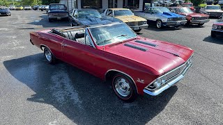 Test Drive 1966 Chevelle SS Convertible SOLD 39900 Maple Motors 2693 [upl. by Acinoreb]