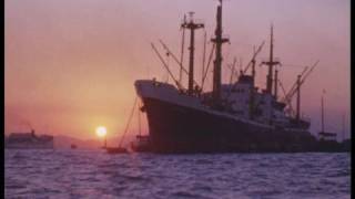 Hong Kong Harbour 1961 Dutch freighters [upl. by Ahseyd]