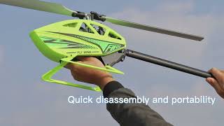 FLY WING FW450L V3 6CH 3D Auto Acrobatics GPS Altitude Hold RC Helicopter [upl. by Onibas]