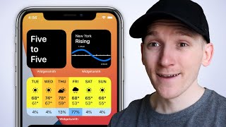 How to Use Widgetsmith Custom Widgets in iOS 14 [upl. by Ahsar]