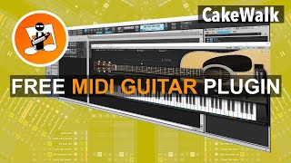 Cakewalk  Add a free midi guitar [upl. by Panthia886]