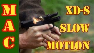 Springfield XDS in Slow Motion [upl. by Aloap]