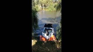 Skadrs Inflatable Boat Dock River bank [upl. by Crockett]