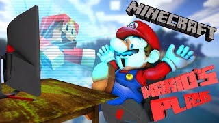 Mario plays  MINECRAFT with BOB [upl. by Rigdon163]