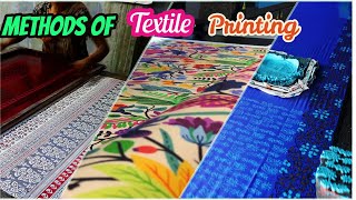 What is Textile Printing  Different Methods of Textile Printing [upl. by Attenra]