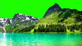 GREEN SCREEN MOUNTAIN LAKE SONY Vegas Pro Adobe After Effects VIDEO EDITING [upl. by Flodnar]