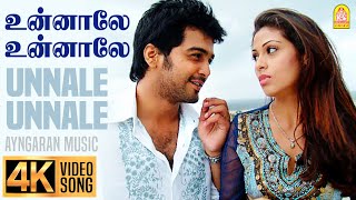 Unnale Unnale  4K Video Song  உன்னாலே உன்னாலே  Vinay  Sadha  Jeeva  Harris Jayaraj  Ayngaran [upl. by Cinda]