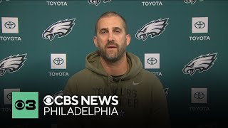 Eagles coach Nick Sirianni holds dayafter press conference following Eagles win over Giants [upl. by Gnuoy870]