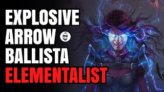 POE 323  Explosive Arrow Ballista Elementalist  League Starter Bosskiller super barato [upl. by Airda469]