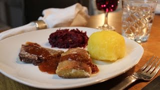 Vegane Gans mit Rotkraut und Klößen  Rezept nachgekocht [upl. by Ause716]