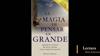 La magia de pensar en grande  Cap 1 Crea que puede tener éxito y lo tendrá [upl. by Ranita583]