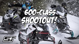 2024 600Class Trail Sled Shootout MXZ XRS vs INDY XCR vs CATALYST [upl. by Waki]