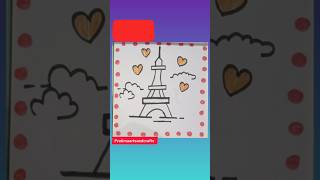 Tower drawing 🗼trendingshorts shortsfeed easydrawing drawing ytshorts shorts shortvideo [upl. by Alyce812]