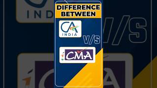 Difference Between CA Vs CMA shorts [upl. by Averyl325]