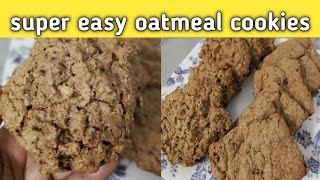 SuperEasy Oatmeal CookiesOatmeal Cookies Recipecookwithseharsoni [upl. by Idorb721]