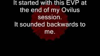 Reversal  EVP and Ovilus  Phonetic mode speaking backwards  Digital Dowsing [upl. by Whitney]