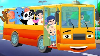 Wheels On The Bus  Song  Zingy Kidz Nursery Rhymes [upl. by Analaf]