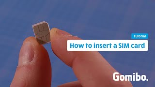 How to insert a SIM card  Tutorial [upl. by Ialda]