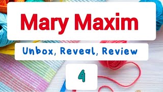 Mary Maxim Crochet Subscription Kit Unboxing Reveal Review [upl. by Llekcir956]