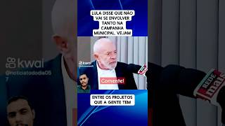 Lula e o tamanho do apoio às eleições [upl. by Myrah]